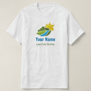 T-shirt Paysage de soin de pelouse personnalisable