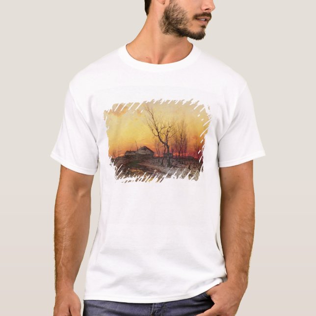 T-shirt Paysage d'hiver (Devant)