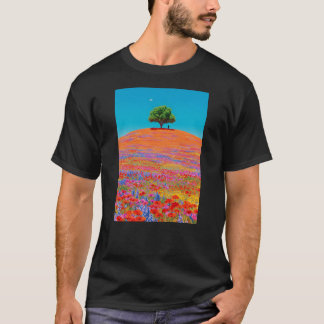 T-shirt Paysage fleuri