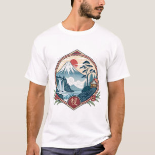 T-SHIRT PAYSAGE JAPONAIS