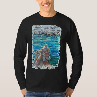 T-shirt Paysage marin serein à San Juan de Ulua, Veracruz