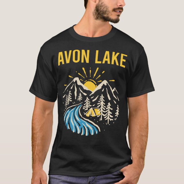 T-shirt Paysage naturel Avon (Devant)