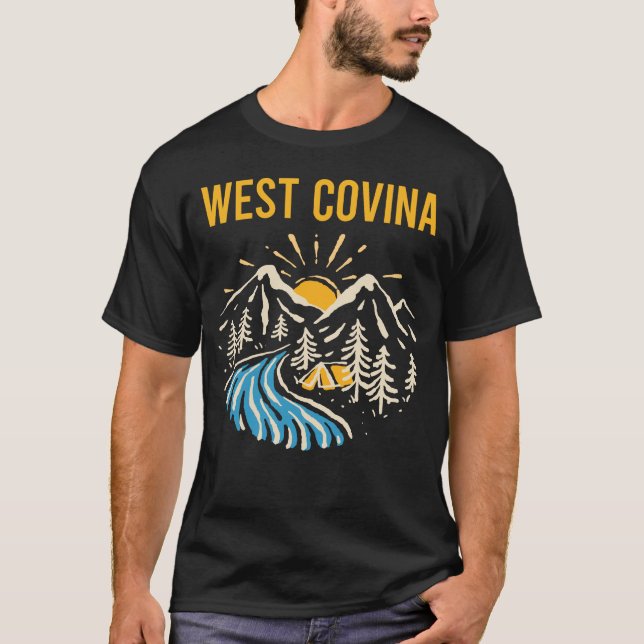 T-shirt Paysage naturel West Covina (Devant)
