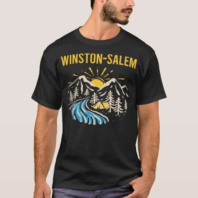 T-shirt Paysage naturel Winston-Salem (Devant)
