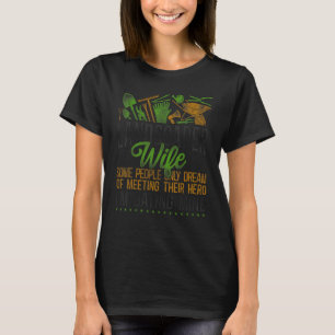 T-shirt Paysage Paysage Paysage Architecte paysagiste Wife