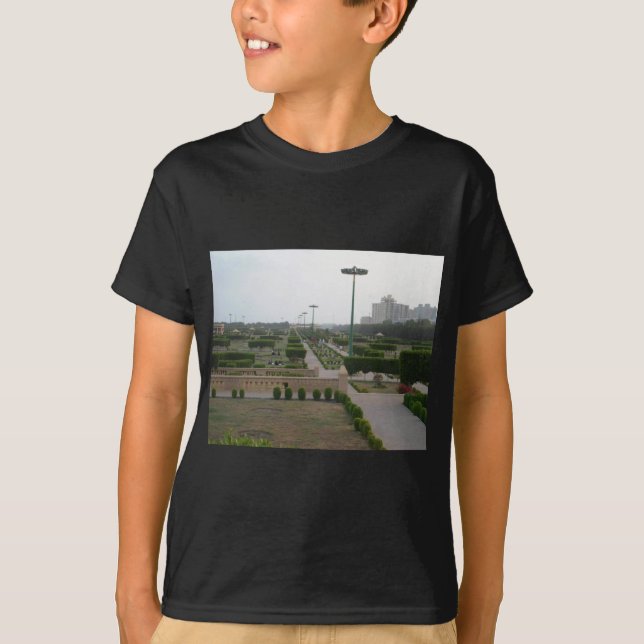 T-shirt Paysage Pittoresque du parc Benazir Imprimer (Devant)