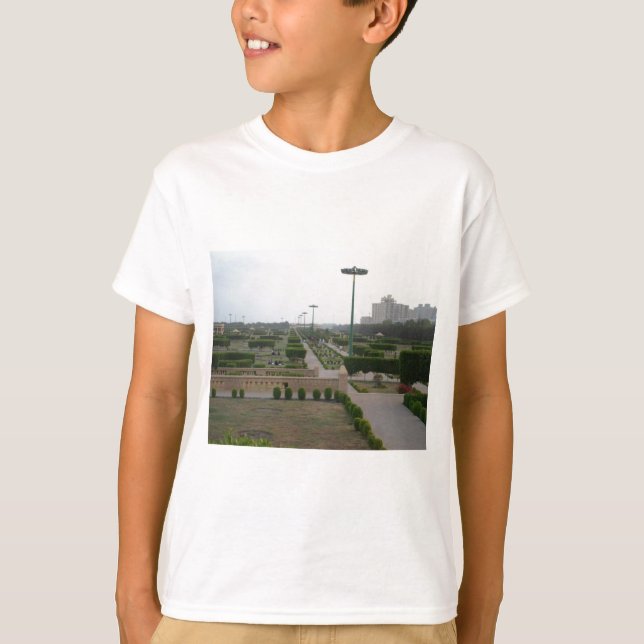 T-shirt Paysage Pittoresque du parc Benazir Imprimer (Devant)