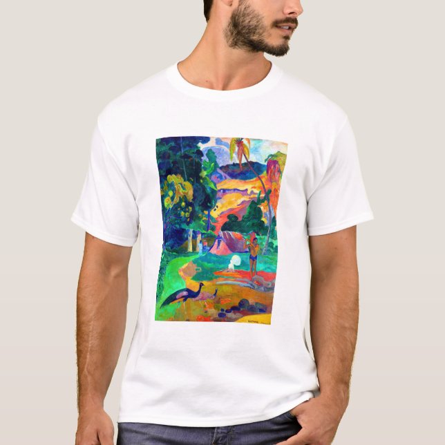 T-shirt Paysage polynésien Paul Gauguin (Devant)