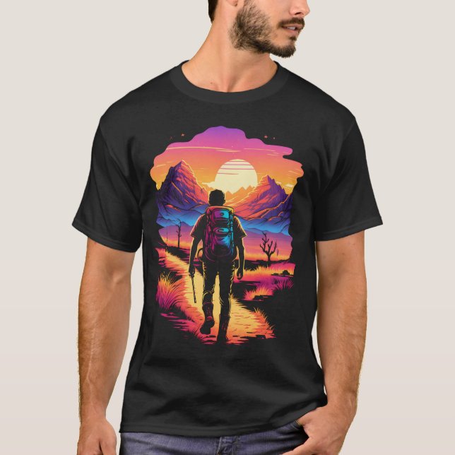 T-shirt Paysage randonnée (Devant)