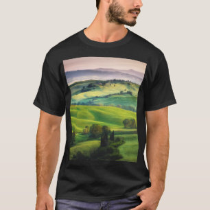 T-shirt Paysage : Sérénité Peinte Légère