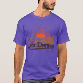 T-shirt Paysage Sun Vintage Denver