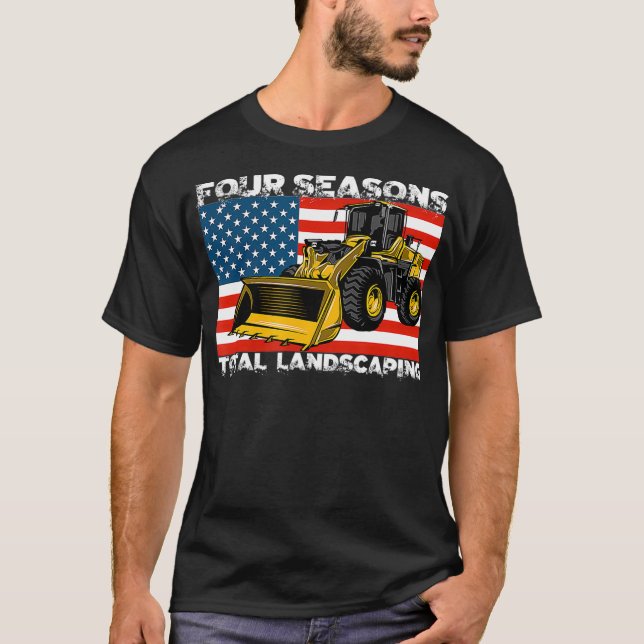 T-shirt Paysage total quatre saisons (Devant)