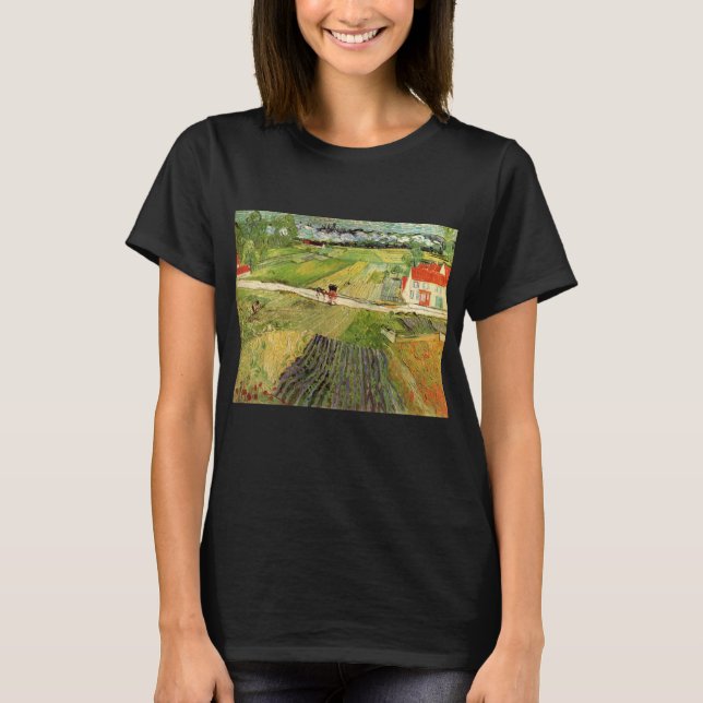 T-shirt Paysage, transport et train par Vincent van Gogh (Devant)