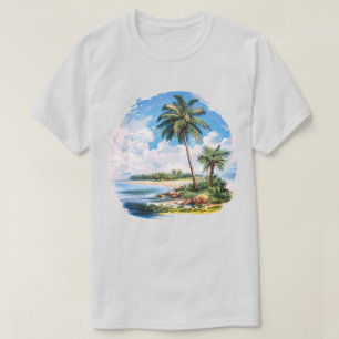 T-shirt Paysage tropical magnifique personnalisable