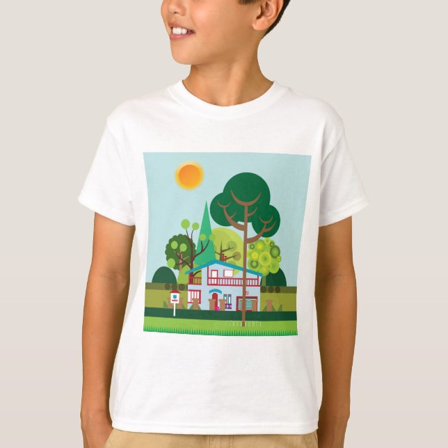 T-shirt Paysage urbain (Devant)