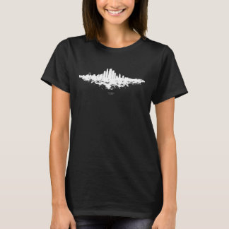 T-shirt Paysage urbain de Los Angeles à l'aquarelle