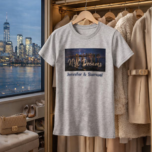 T-shirt Paysage urbain de rêve rêves de NYC