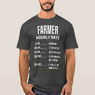 T-shirt Paysan cool dit agriculteur