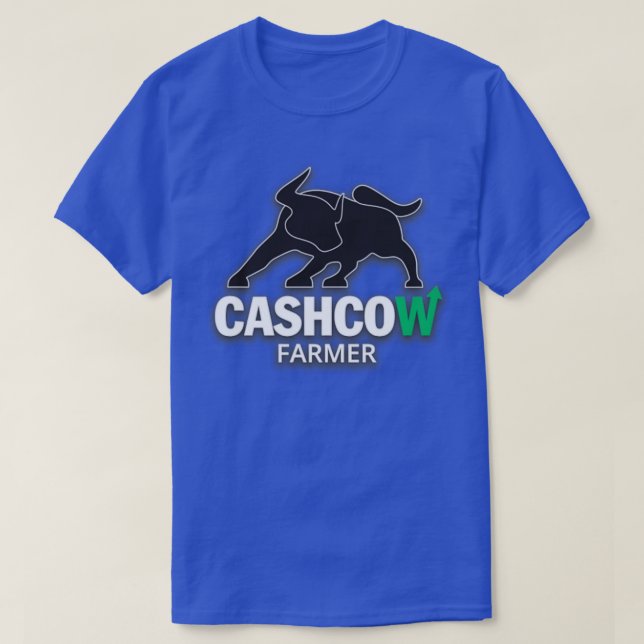 T-shirt Paysan de la vache à l'argent Farmer Millenaire Fa (Design devant)