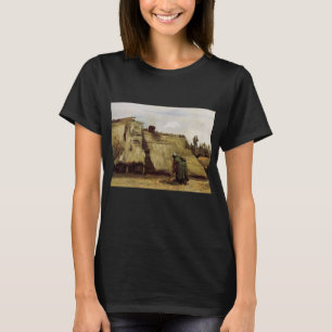 T-shirt Paysanne creusant une cabane par Vincent van Gogh