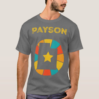 T-shirt Payson Utah Souvenir Vintage désorganisé 1
