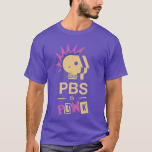 T-shirt PBS est punk