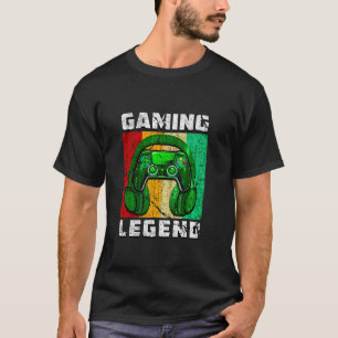 T-shirt PC Gaming Legend Cadeau Son Frère Jeux Vidéo Ado