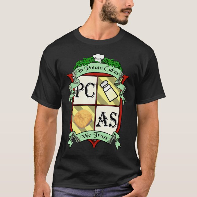 T-shirt PCAS - Conception de bouclier (Devant)