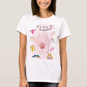 T-SHIRT PCOS WARRIOR - PCOS SENSIBILISATION TOPS