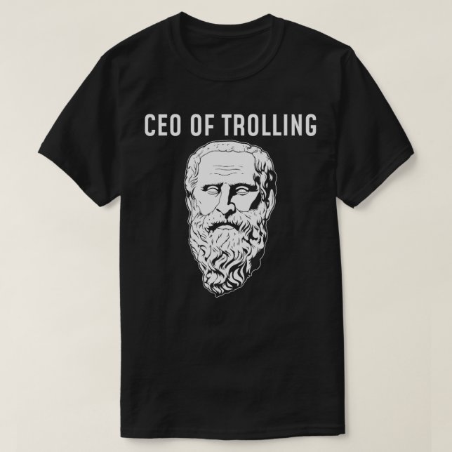 T-shirt PDG De Trolling Funny Philosopher Diogenes (Design devant)