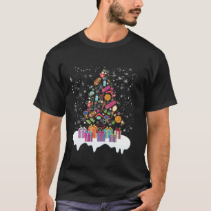 T-shirt PE Enseignant Arbre de Noël Éducation physique