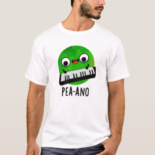 T-shirt Pea-ano Funny Musique Veggie Pea Pun