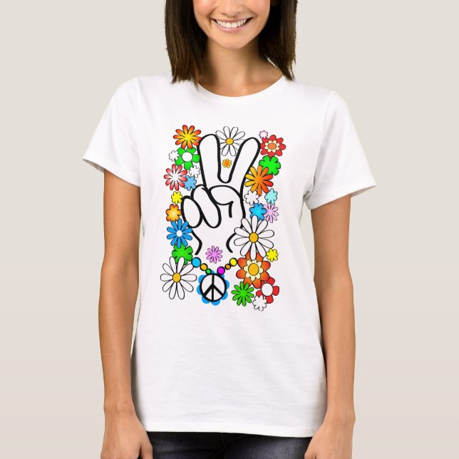 T-shirt Peace, bébé ! (Devant)