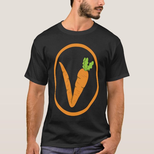 T-shirt Peace Carrot (Devant)