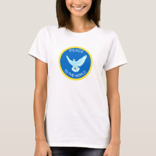 T-shirt Peace Dove avec texte modifiable