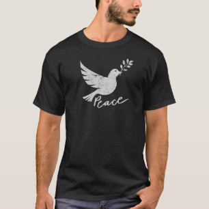T-shirt Peace Dove of Peace Sweet Peace Sign Hommes Femmes