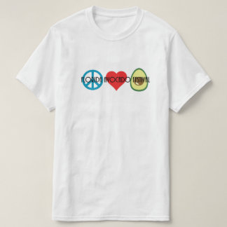 T-shirt Peace, Love, Avocado - Florida Avocado Festival
