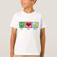 Peace Love Canards mignons Enfants