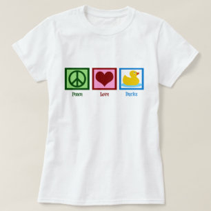 T-shirt Peace Love Ducks