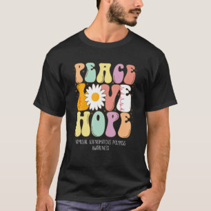 T-shirt Peace Love Hope Familial Adenomatous Polyposis FAP