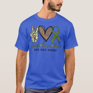 T-shirt Peace Love Hope Mental Health Awareness 5977 2727