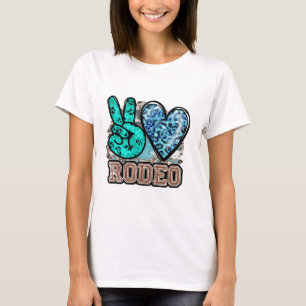 T-shirt Peace Love Rodeo
