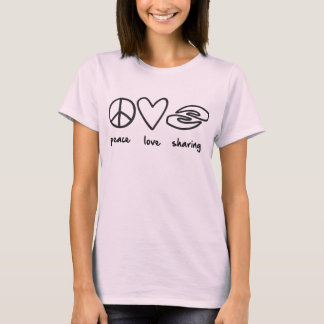 T-shirt Peace Love Sharing Homme's Tee