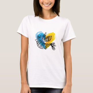 T-shirt Peace Love Ukraine Nightingale