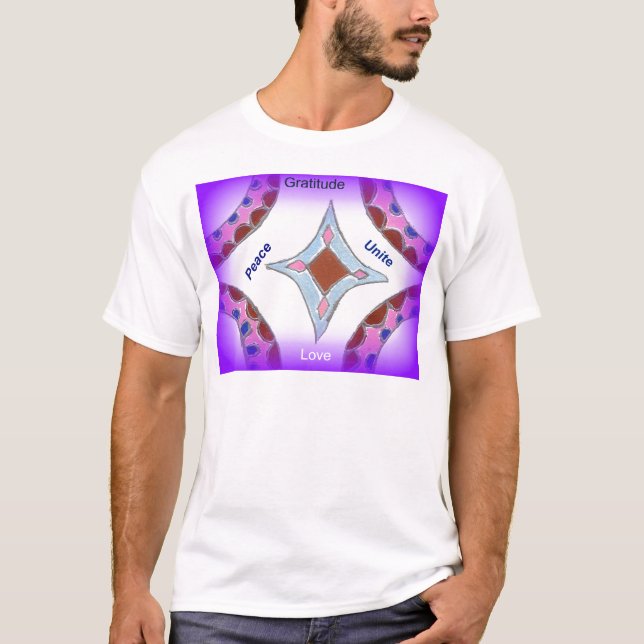 T-shirt Peace Love Unity hakuna matata .png (Devant)