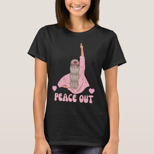 T-shirt Peace Out (Devant)
