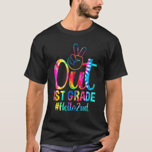 T-shirt Peace Out 1ère année Bonjour 2e année Retour à l'é