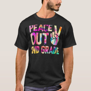 T-shirt Peace Out 2e année Bonne Dernière journée de Crava