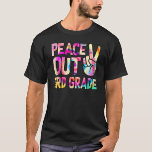 T-shirt Peace Out 3e année Bonne Dernière journée de Crava