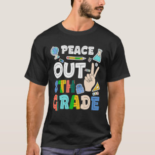 T-shirt Peace Out 8e année T chemise 8e année d'études